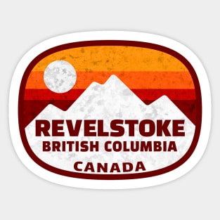 Ski Revelstoke British Columbia Canada Skiing Winter Sports Snowboarding Sticker